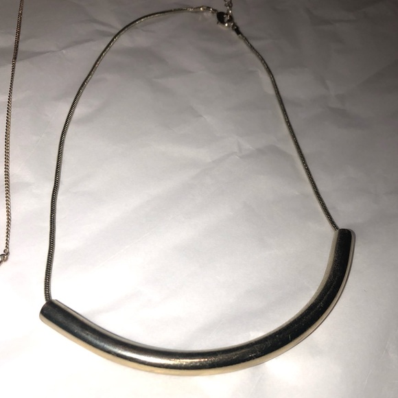 Gold bar necklaces (2) - Picture 3 of 4